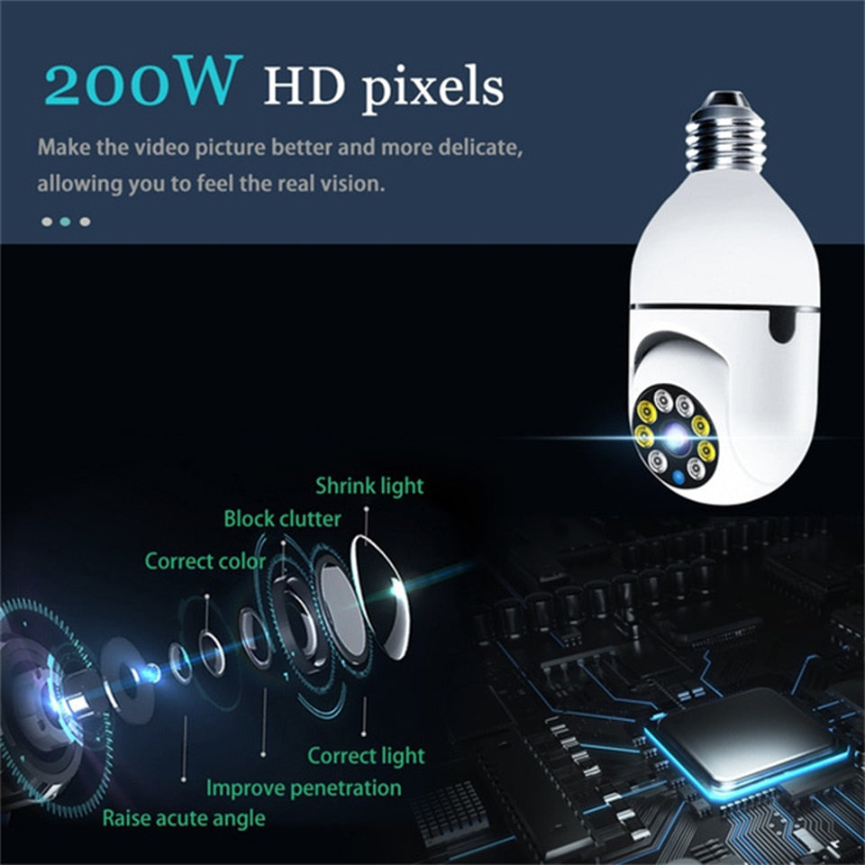 Light Bulb HD Surveillance Camera