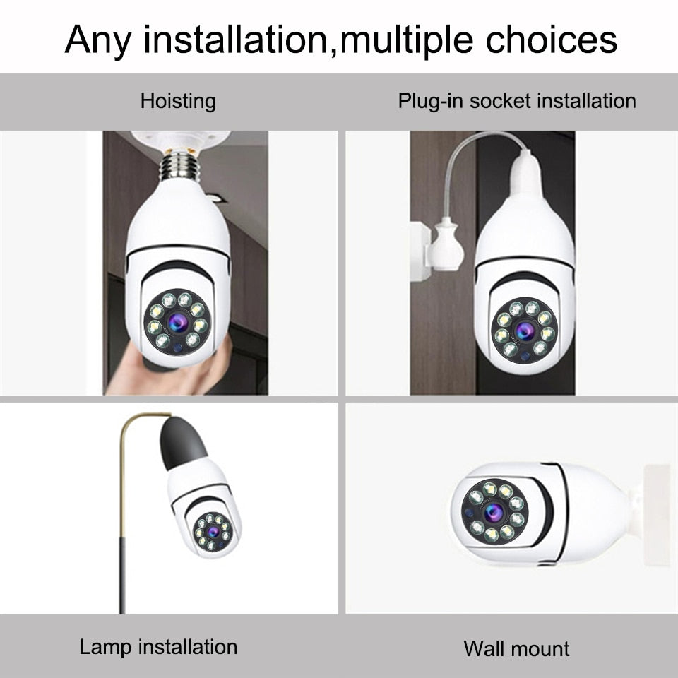 Light Bulb HD Surveillance Camera